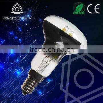 2015 hot new filament bulb light e14 e27 r50 r63 r80 led glass R50 light E27 bulb light