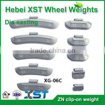 universal zinc wheel balancing weights