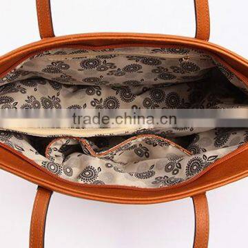 10778 Good Price Brown Color Laser Large PU Tote Bag for Women photo-6
