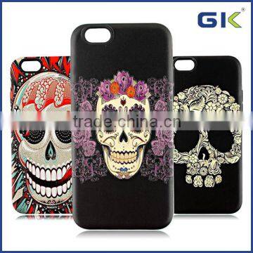 [GGIT] Cool 3D Skull Design 2 in 1 TPU+PC Cover For IPhone 6 Phone Case photo-1