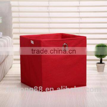 2016 New Style High Quality China Supplier Foldable Non Woven Storage Box photo-2
