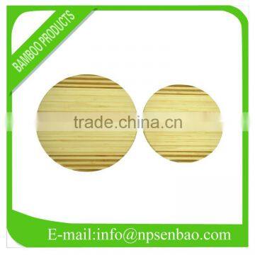 round bamboo cutting board