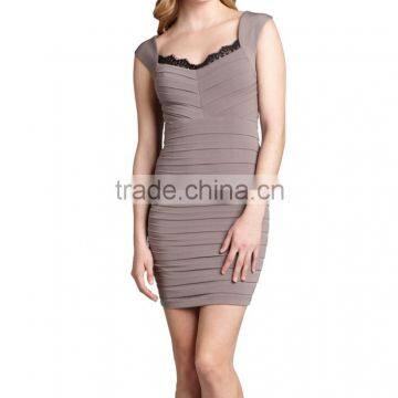 Body Slimming Clothes Wide Strap Fashion Black Girl in Evening Dresses Vintage 50s Stripping Black 100% White Rayon Dresses photo-5