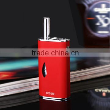 Vape 2016 new products e cigarette tc 50W vape mod cheap vape elfin TC 50W e cig electronic wattage box mod