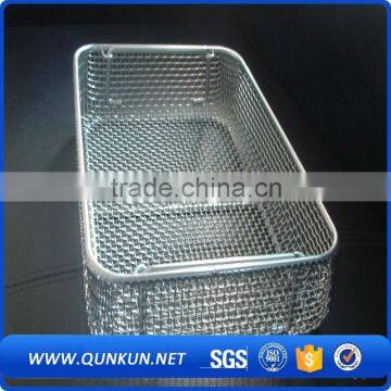 fine wire mesh basket with lid mesh stainless steel baskets