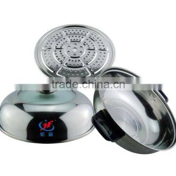 Stainless Steel Visible 3 Layer Food Steamer From China photo-3