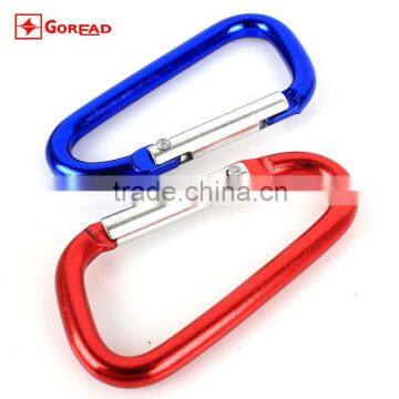 Goread D Type Middle D6CM Multifunctional Carabiner Camp Snap Clip Keychain Aluminum Carabiner Wholesale photo-2