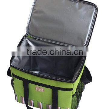 Promotional Oxford Double Layer Cooler Bag With Long Shoulder Strap