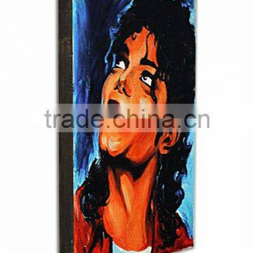 Famous Portrait Michael Jackson Wood Decoration photo-2