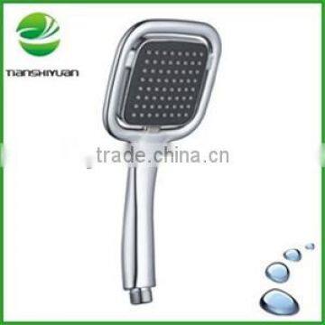 Square hand held shower rain shower for bathe plastic shower handle