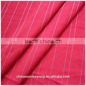 2016 Fashion Design Polyester Rayon Stripe Fabric for Grement photo-5