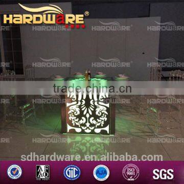 Foshan Banquet and Wedding Led Light Bar Table and Chairs Led Wedding Table photo-2