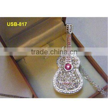 promotion gift guitar Jewelry USB Flash Drive