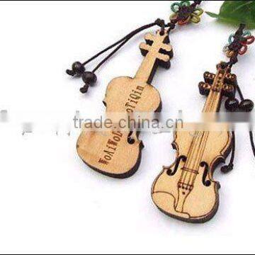 Custom made instrument shaped plywood Key Chain