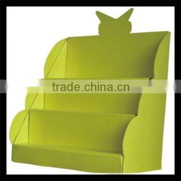 Retail store portable corrugated cardboard floor display stand / boxes for cd, dvd product