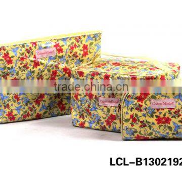 LCL-B1302192 printed pu pvc multifunction trendy make up soft fashion travel cosmetic bag