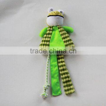 2013 new plush toy pet toy plush frog