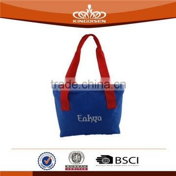 wholesale blue large capacity daily tote bag