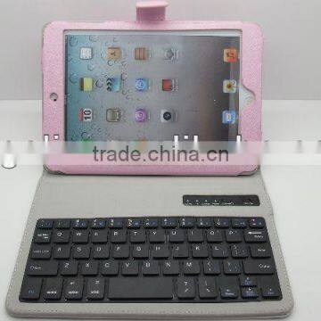 Magnetic detachable bluetooth keyboard case cover for ipad mini