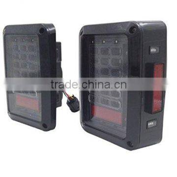 Jee-p LED Tail Lights for 2007-2015 Jee-p Wrangler Tail Light Brake Reverse Light Rear Back Up Turn Singal Lamp DRL photo-2