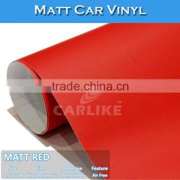 Top Quality C9003 Matt Red Color Changing Adhesive Wrap Vinyl