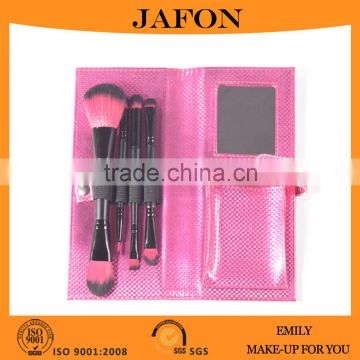 Essential double ended 4 pieces private label cosmetic brush set