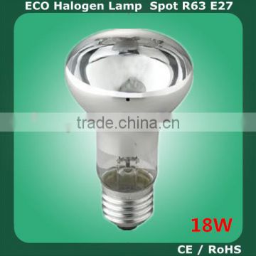 R63 E27 220-240V 18W reflector bulb halogen lamp