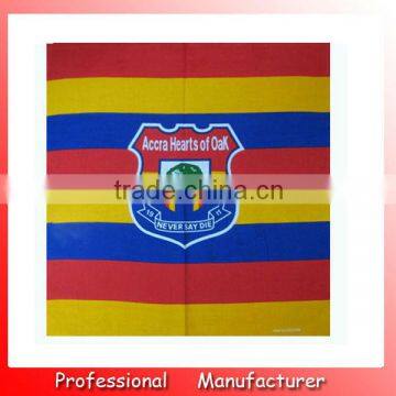 50*50cm polyester bandana,football mini fans bandana,all kind of country bandana