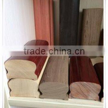 Red oak handrail/ solid wood stair railing