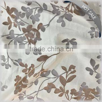 2016 hot sale contemporary polyester burn-out sheer curtain fabric