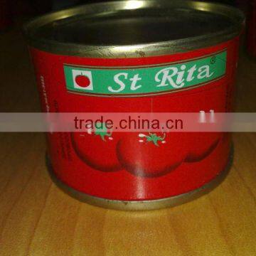 Bright red 28-30%canned tomatoes/tomato paste