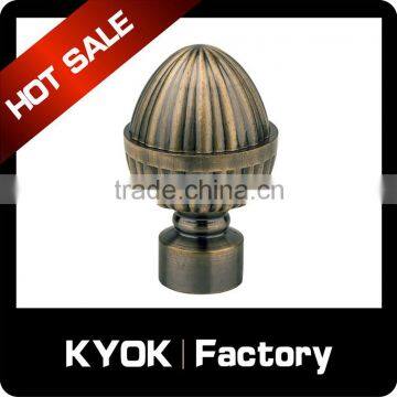 KYOK Home Decoration Unique Design Metal Curtain Finials photo-4