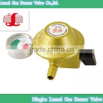 LPG gas regulator with gauge meter ISO9001-2008