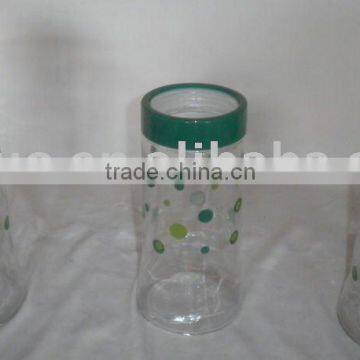 glass storage jar