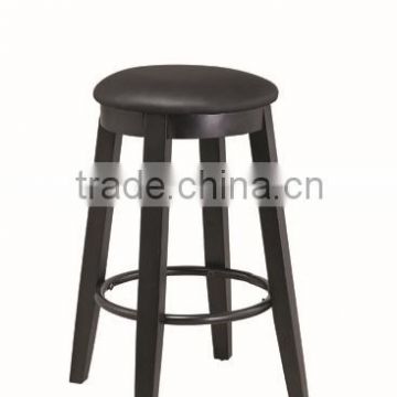 pu leather wooden barstool lower price(DO-6217B)