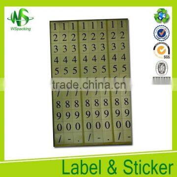 Paper adhesive cheap A4 clothing size stickers size label