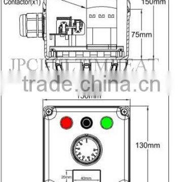Type 9STM, Immersion Heater With 130mm x 130mm x 190mm Plastic Enclosure photo-3