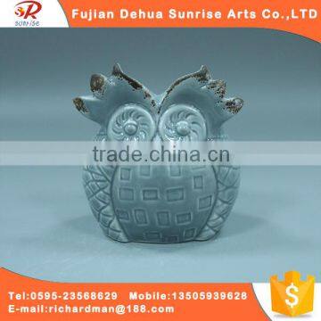 Outdoor decorative owl garden statues