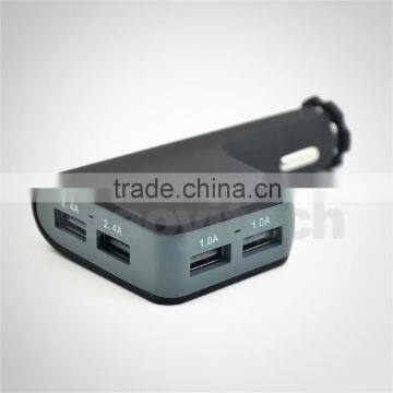 2016 Hot Seling Four Port Total 6.8A Uab Car Charger