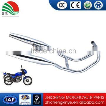 polished stainless steel perforated tube pipe exhaust muffler
