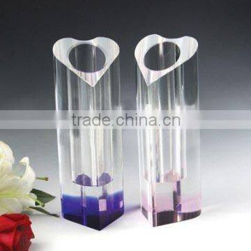 high quality heart crystal vase for home decoration                        
                                                Quality Choice