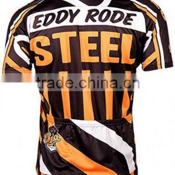 Wholesale Skeleton Custom Design Graphic Cycling Jersey With Side Panel