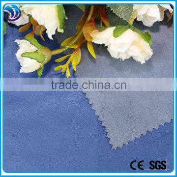 pu Fake Leather Woven Brushed Fabric Mild Weight for Clothing