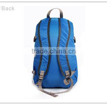 Wholesale eco friendly folded backpack,folding travel backpack from guangzhou,Waterproof sports backpack