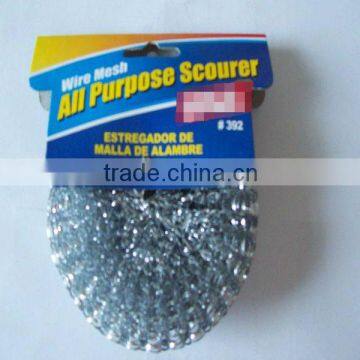 galvanized wire mesh scourer/sponge/cleaning ball