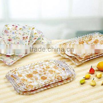 acrylic food tray, European style fruit and food tray.