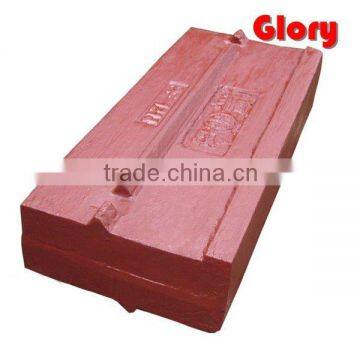 High chrome Blow bar of impact crusher