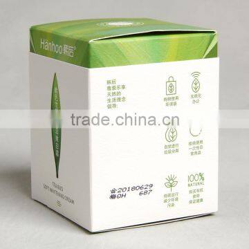 Embossed Paper Printed for Tea Bud Soft Whitening Cream Cosmetic Packaging Box photo-2
