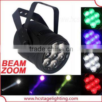 Hot sale 7x15w 4 in 1 RGBW zoom led par light