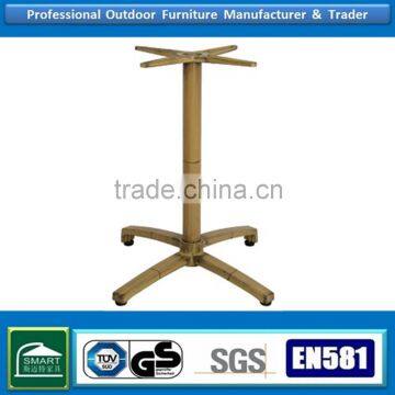 factory price cast aluminum bar table base